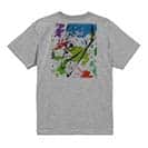 【Tシャツ】タチウオ　ペンキペイント 5.6oz Cotton:100%