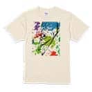 【Tシャツ】タチウオ　ペンキペイント 5.6oz Cotton:100%