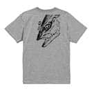 【Tシャツ】平政(ヒラマサ)墨絵風　白 5.6oz Cotton:100%