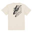 【Tシャツ】平政(ヒラマサ)墨絵風　白 5.6oz Cotton:100%