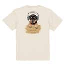 【Tシャツ】子犬だってNo Music No Life 5.6oz Cotton:100%