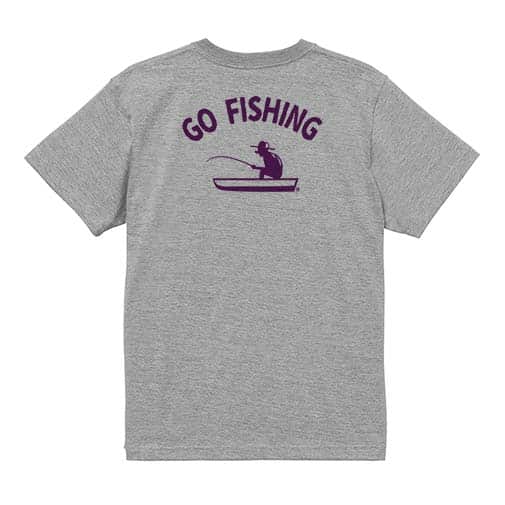 【Tシャツ】【釣りざんまい】ボートでぼーっと釣りざんまい 5.6oz Cotton:100%