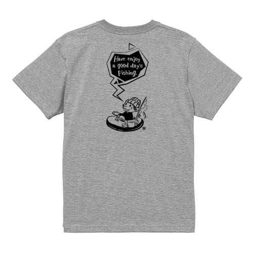 【Tシャツ】【釣りざんまい】ゴムボートアングラー 5.6oz Cotton:100%