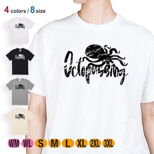 【Tシャツ】【釣りざんまい】オクトパッシングゲーム 5.6oz Cotton:100%