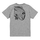 【Tシャツ】マダイ　墨絵風 5.6oz Cotton:100%