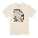 【Tシャツ】マダイ　墨絵風 5.6oz Cotton:100%