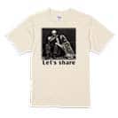 【Tシャツ】シェアしよう! 5.6oz Cotton:100%