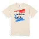 【Tシャツ】No Fishing No Life レッド&ブルー 5.6oz Cotton:100%