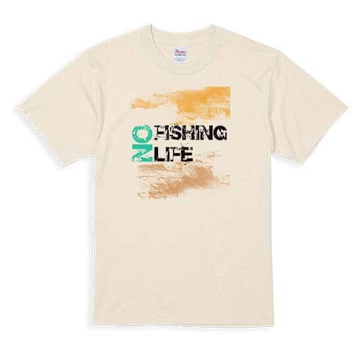 【Tシャツ】No Fishing No Life カジュアル 5.6oz Cotton:100%