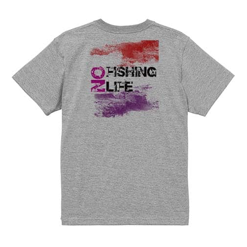 【Tシャツ】No Fishing No Life パンク 5.6oz Cotton:100%