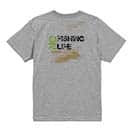 【Tシャツ】No Fishing No Life ナチュラル 5.6oz Cotton:100%