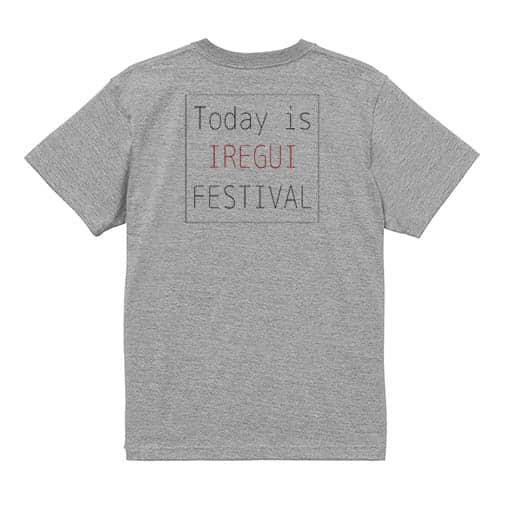 【Tシャツ】This is IREGUI FESTIVAL 5.6oz Cotton:100%