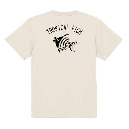 【Tシャツ】【釣りざんまい】トロピカルフィッシュ 5.6oz Cotton:100%