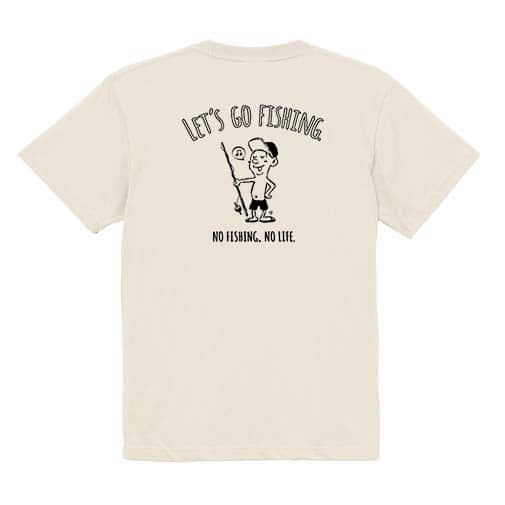 【Tシャツ】【釣りざんまい】レッツゴーフィッシング アングラー 5.6oz Cotton:100%