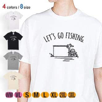 【Tシャツ】【釣りざんまい】ユニークアングラー 5.6oz Cotton:100%