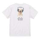 【Tシャツ】レトリバーだってNo Music No Life 5.6oz Cotton:100%