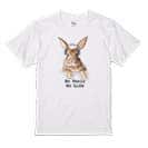 【Tシャツ】ウサギだってNo Music No Life 5.6oz Cotton:100%