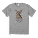 【Tシャツ】ウサギだってNo Music No Life 5.6oz Cotton:100%