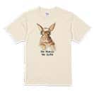 【Tシャツ】ウサギだってNo Music No Life 5.6oz Cotton:100%