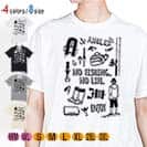 【Tシャツ】【釣りざんまい】釣りに行く準備 5.6oz Cotton:100%