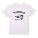 【Tシャツ】【釣りざんまい】レッツゴーフィッシング ウトウトアングラー 5.6oz Cotton:100%