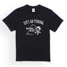 【Tシャツ】【釣りざんまい】レッツゴーフィッシング ウトウトアングラー 5.6oz Cotton:100%