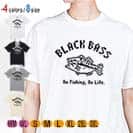 【Tシャツ】【釣りざんまい】ブラックバス 5.6oz Cotton:100%