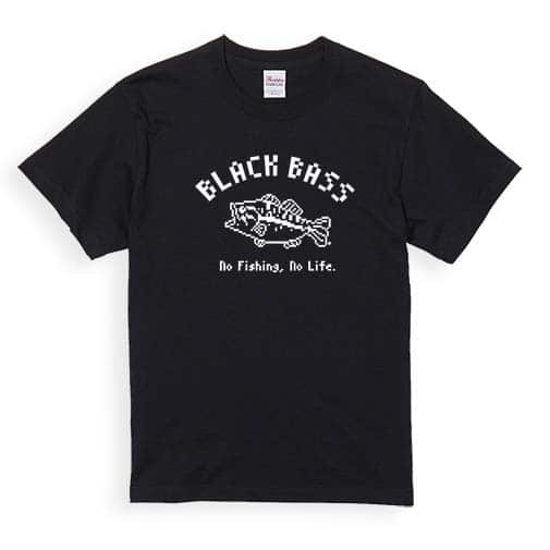 【Tシャツ】【釣りざんまい】ブラックバス 5.6oz Cotton:100%