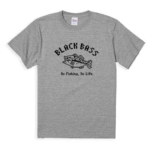 【Tシャツ】【釣りざんまい】ブラックバス 5.6oz Cotton:100%