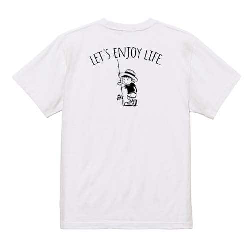 【Tシャツ】【釣りざんまい】釣りに行きたい少年_02 5.6oz Cotton:100%
