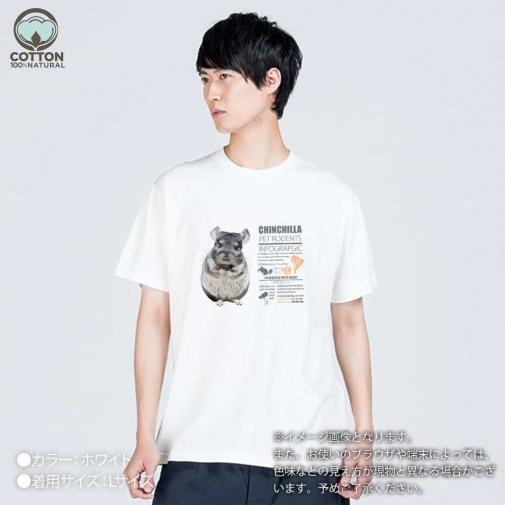 【Tシャツ】チンチラ 5.6oz Cotton:100%