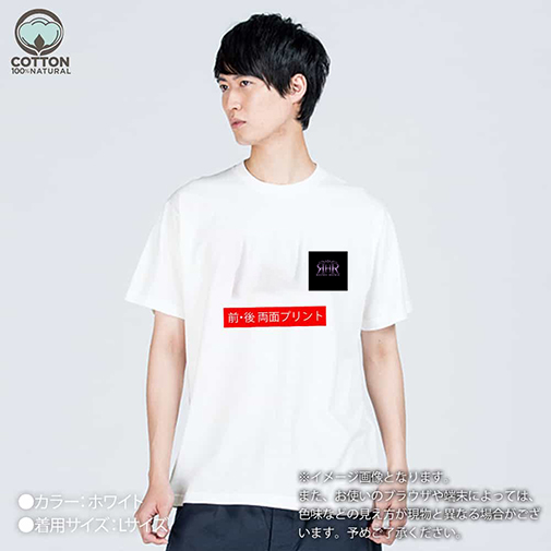 【Tシャツ】【ROMI HIME】ORIGINAL DESIGN 両面プリント 5.6oz Cotton:100%