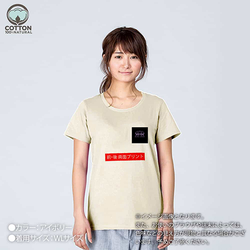 【Tシャツ】【ROMI HIME】ORIGINAL DESIGN 両面プリント 5.6oz Cotton:100%