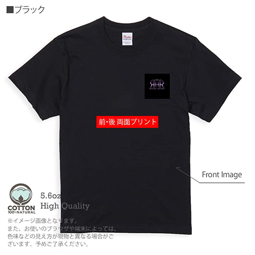 【Tシャツ】【ROMI HIME】ORIGINAL DESIGN 両面プリント 5.6oz Cotton:100%