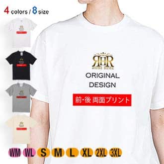 【Tシャツ】【ROMI HIME】ORIGINAL DESIGN 両面プリント 5.6oz Cotton:100%