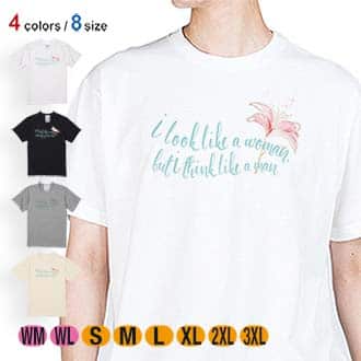 【Tシャツ】英字名言 ドリー・パートン名言 5.6oz Cotton:100%
