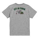 【Tシャツ】【釣りざんまい】ユニークなアングラー 5.6oz Cotton:100%