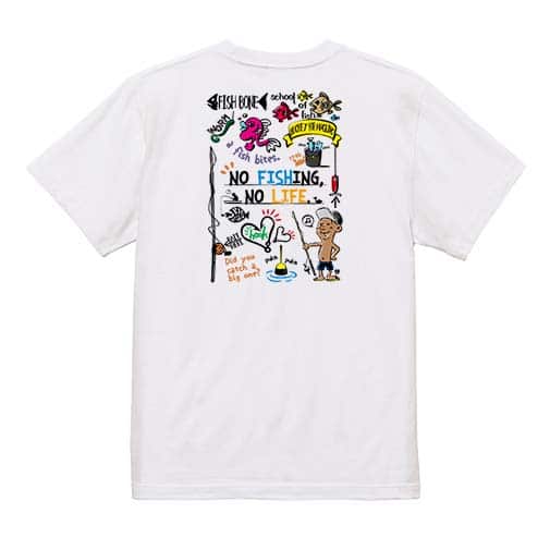 【Tシャツ】【釣りざんまい】釣りが好きなんです_カラフル 5.6oz Cotton:100%