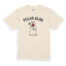 【Tシャツ】シロクマさんとスイカ(wakat) 5.6oz Cotton:100%