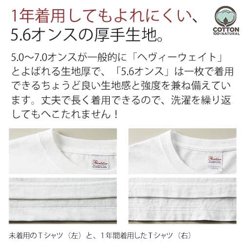 【Tシャツ】【2029】ワンスター 5.6oz Cotton:100%