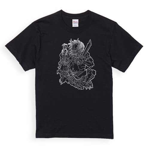 【彫姫】【Tシャツ】鬼 5.6oz Cotton:100%