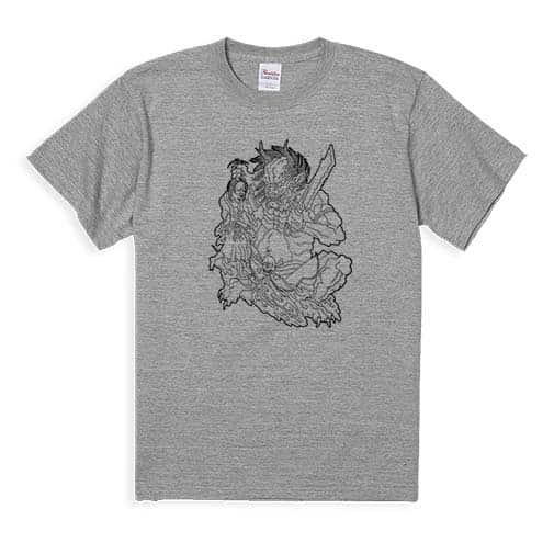 【彫姫】【Tシャツ】鬼 5.6oz Cotton:100%