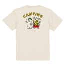 【Tシャツ】シロクマさんキャンプに行く(wakat) 5.6oz Cotton:100%
