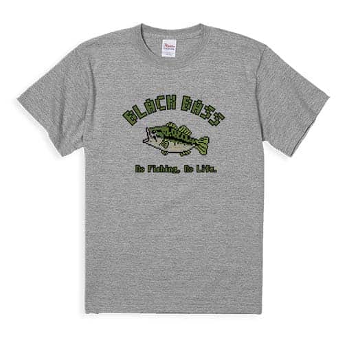 【Tシャツ】【釣りざんまい】ブラックバス_カラフル 5.6oz Cotton:100%