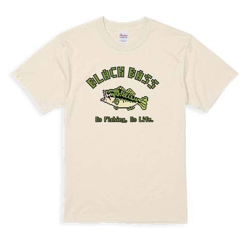 【Tシャツ】【釣りざんまい】ブラックバス_カラフル 5.6oz Cotton:100%