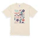 【Tシャツ】【釣りざんまい】釣りに行きませんか?_レトロ 5.6oz Cotton:100%