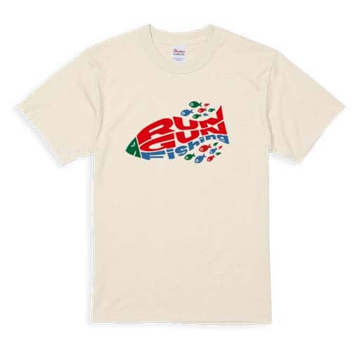 【Tシャツ】【釣りざんまい】爆弾ラン&ガンフィッシング 5.6oz Cotton:100%