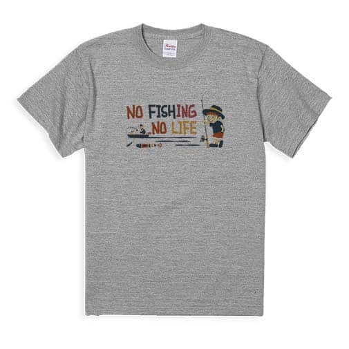 【Tシャツ】【釣りざんまい】ボート釣りに行きたい少年 5.6oz Cotton:100%