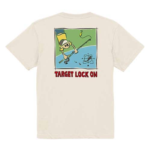 【Tシャツ】【釣りざんまい】ルアー釣りのターゲット 5.6oz Cotton:100%