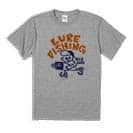 【Tシャツ】【釣りざんまい】ルアーが好きなんです 5.6oz Cotton:100%